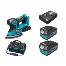 Dedra Set Slefuitor delta SAS+ALL cu 2 acumulatori Li-Ion 18V 4.0Ah incarcator rapid 125W si geanta Dedra Set Slefuitor delta SAS+ALL cu 2 acumulatori Li-Ion 18V 4.0Ah incarcator rapid 125W si geanta